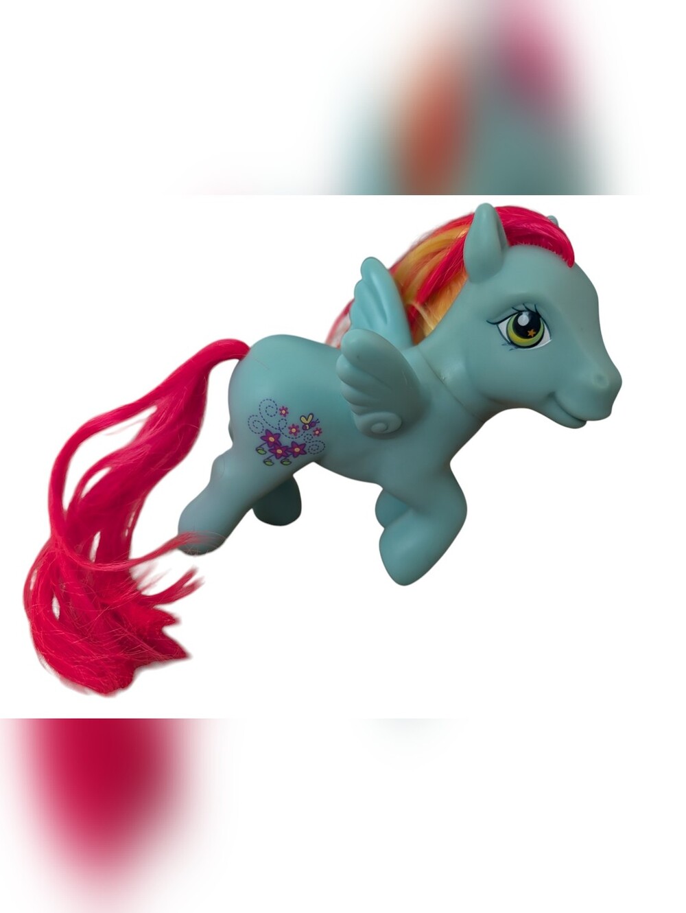 Vintage My Little Pony G3 Thistle Whistle Blue 2004 Hasbro MLP